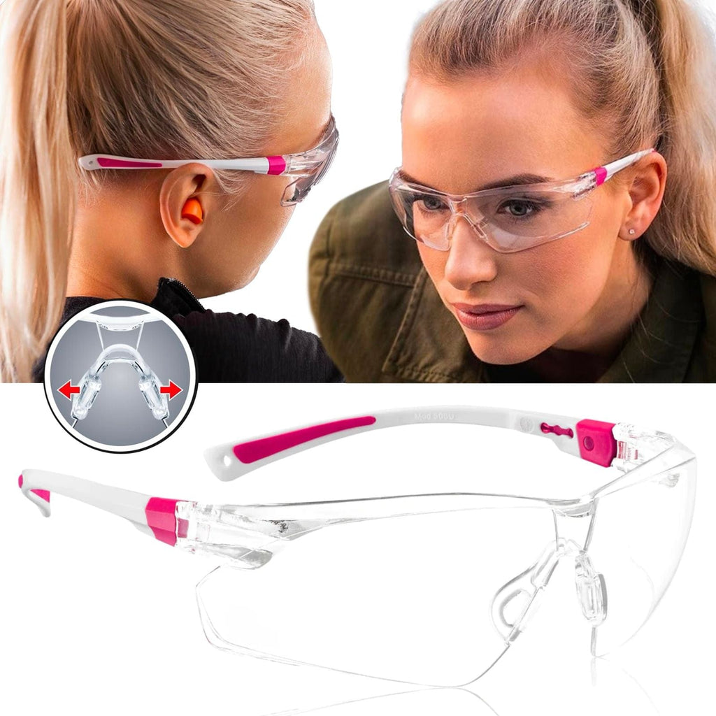 Oculos de Segurança Feminino Dentista Esportivo 506 Rosa CA36698