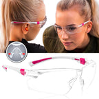 Oculos de Segurança Feminino Dentista Esportivo 506 Rosa CA36698