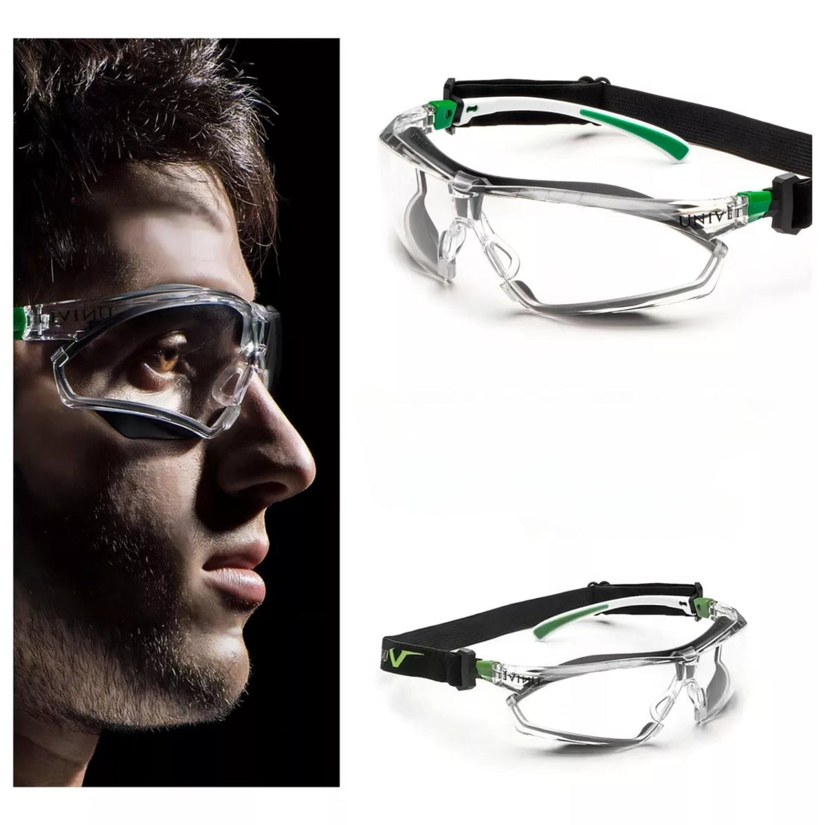 Oculos Esportivo e Moderno Italiano Univet - Moto, Corrida, Paintball, Jetski, Paraquedismo.
