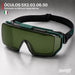 Óculos Goggle Solda Univet 5X2 Lente Verde W5 – Sobrepor Grau | Maçarico e Oxicorte