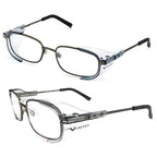 Óculos Italiano Univet Design Moderno Mod. 536 de Metal Para Lentes Graduadas