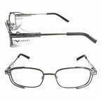 Óculos Italiano Univet Design Moderno Mod. 536 de Metal Para Lentes Graduadas