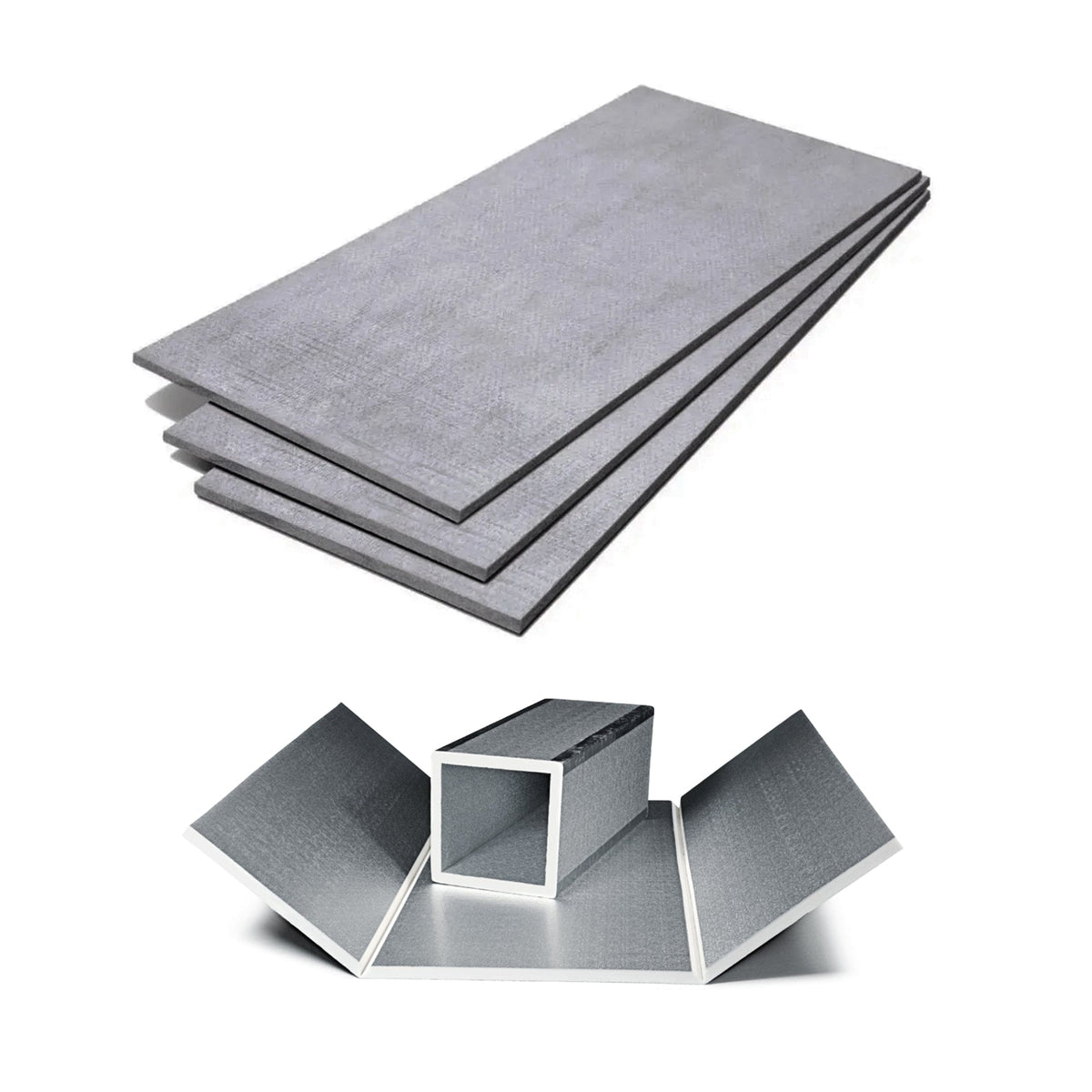 Painel MPU PIR para Dutos de Ar Condicionado 20mm x 2mts x 1,2mts