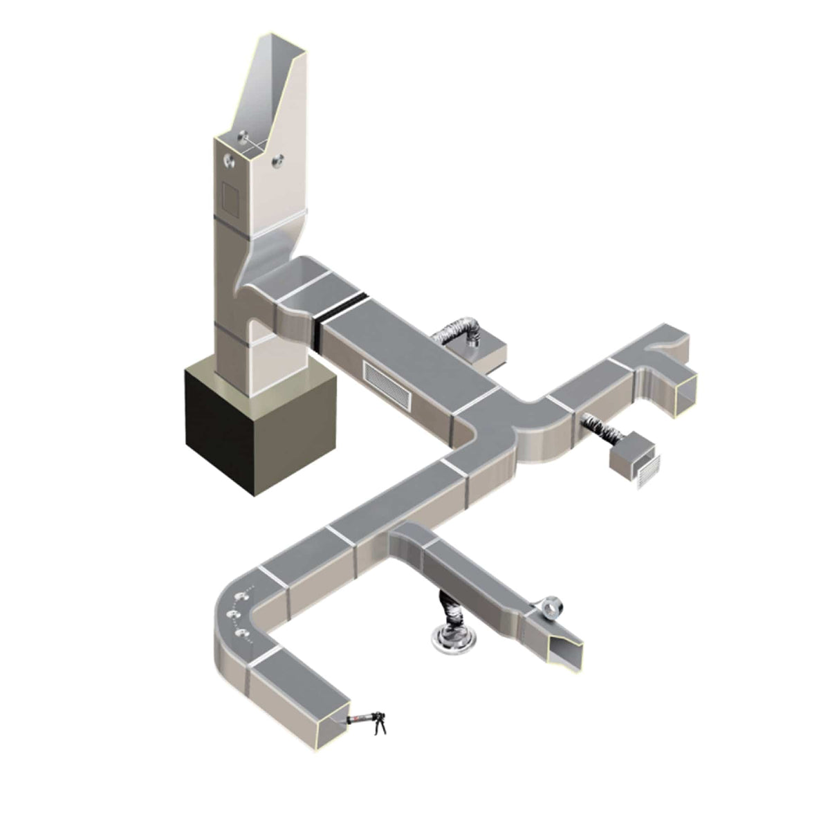 Painel MPU PIR para Dutos de Ar Condicionado 20mm x 2mts x 1,2mts