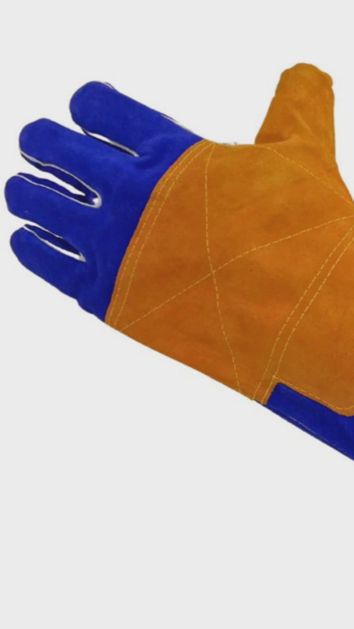 Luva para Solda de Raspa Super Weld 40cm Ambidestra (Peça) - CA39333