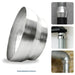 Redutor Adaptador União Alumínio - 150mm para 100mm