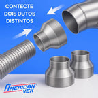 Redutor Adaptador União Alumínio - 150mm para 100mm