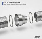 Redutor Adaptador União Alumínio - 150mm para 100mm