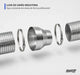 Redutor Adaptador União Alumínio - 150mm para 100mm