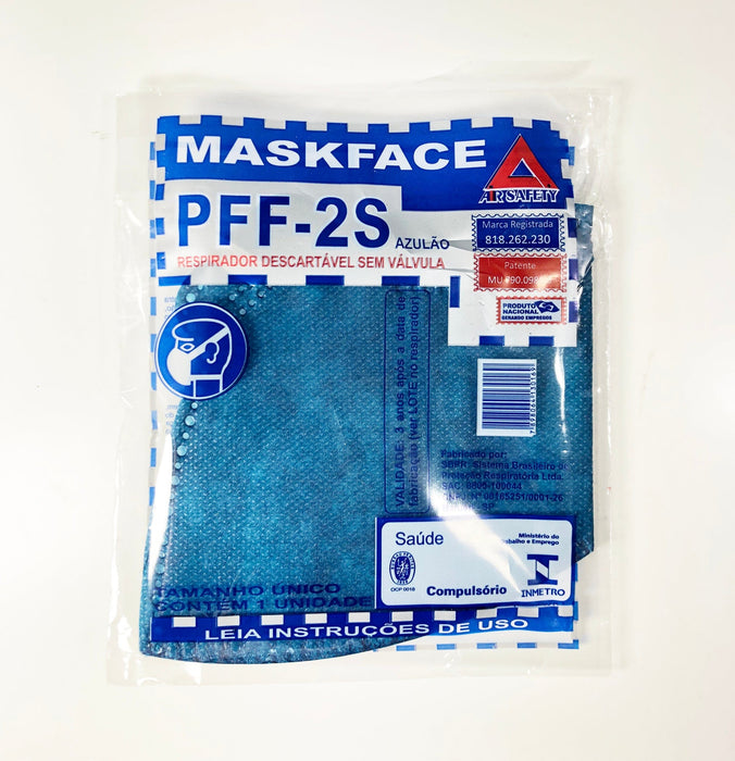 Respirador Descartavel Mask Face PFF2 Sem Valvula - 30 Unidades