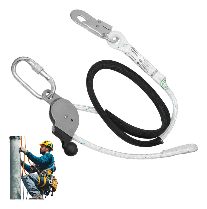 Talabarte Posicionamento em Corda e Regulador Inox 805218 PAROI - Facintos