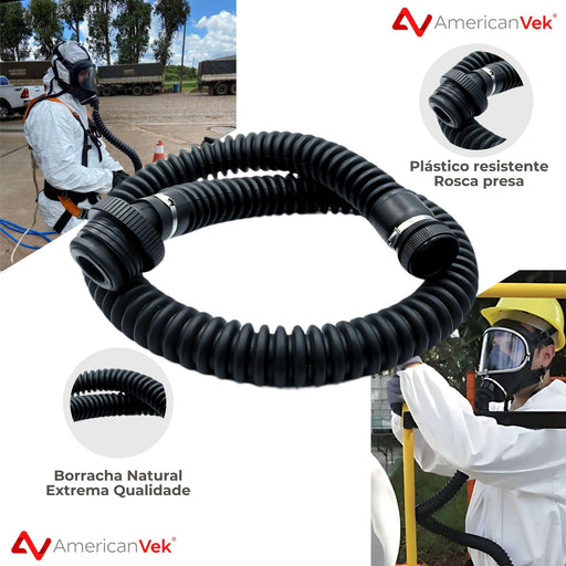 Traqueia Sanfonada Com Conexões Roscas (Apenas Traquéia)