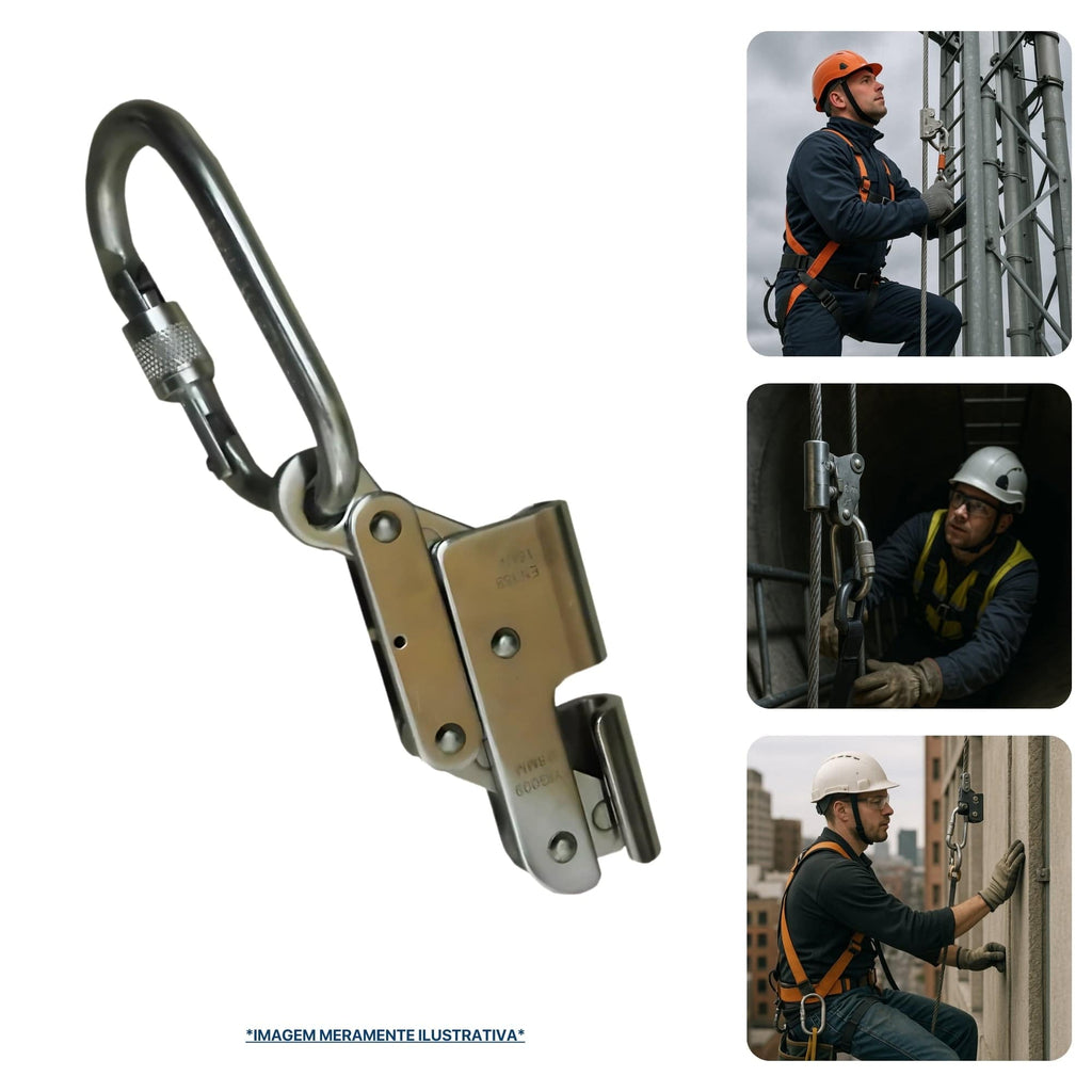 Trava Quedas Deslizante Para Cabo de Aço 8mm VIC29031 - Vicsa