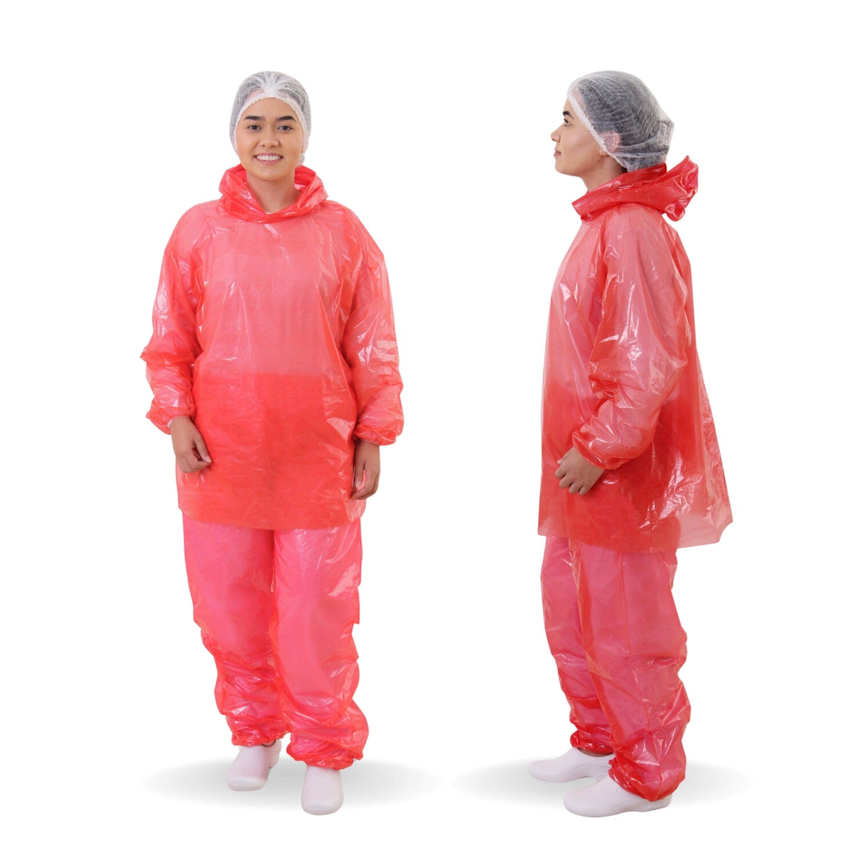 Uniforme de Segurança Vermelho – Conjunto Avental e Calça com Alta Resistência e Proteção para Indústrias e Laboratórios